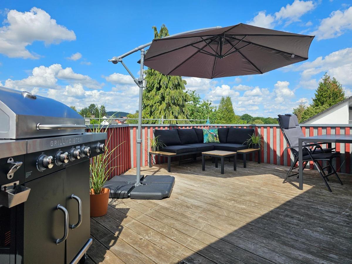 Tucan - Rooftop Terrace With View, Bbq, Ps4+Stream Marburg Bagian luar foto